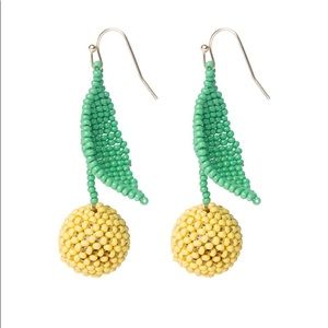 Gimaguas Limon Beaded Lemon Earrings